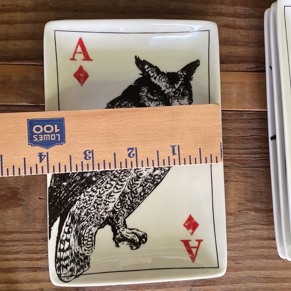Pottery Barn Rare Terrifying Ace Playing Cards with Spooky Image Plates 🦉💀🕷🦇 - Picture 16 of 16